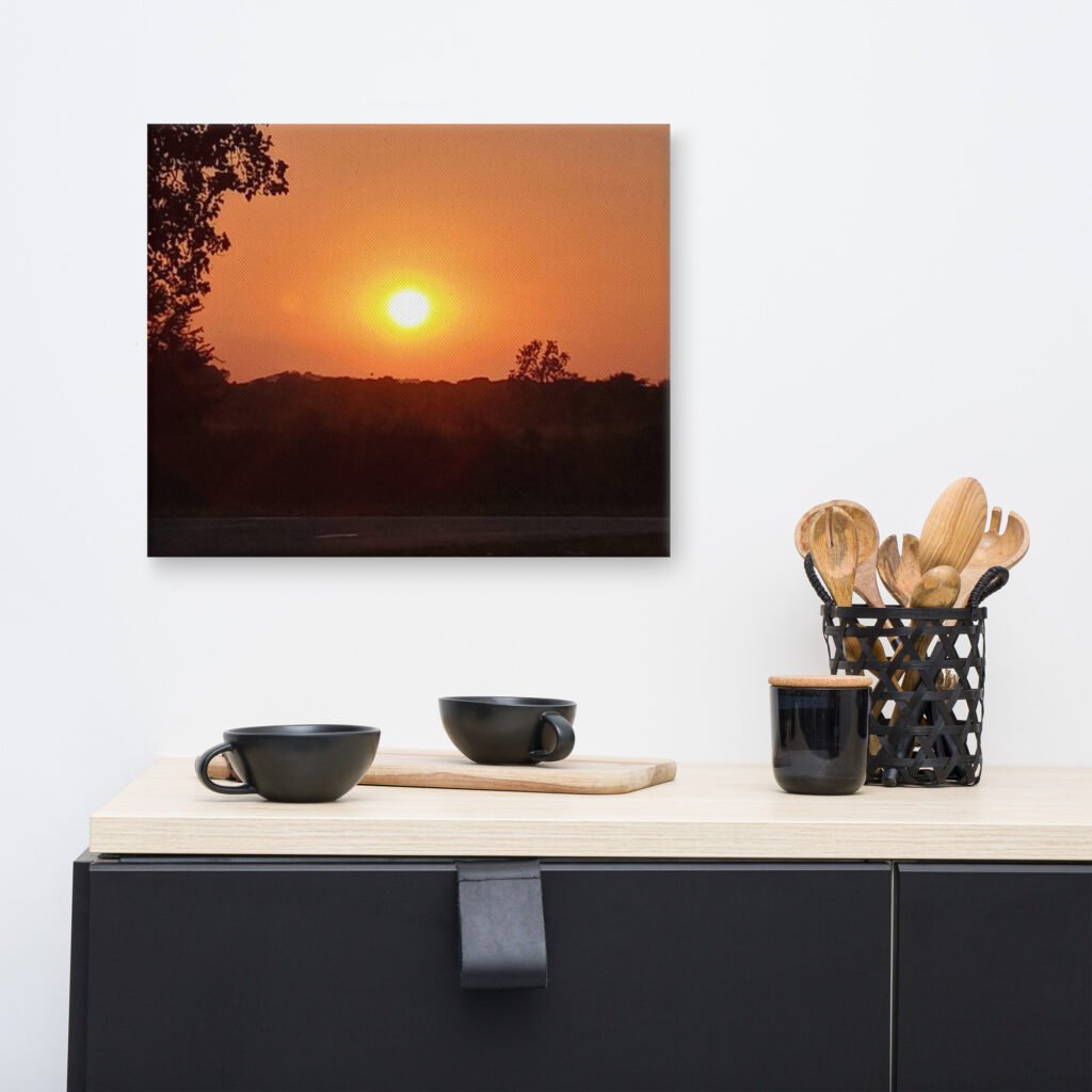 Beautiful Arkansas Sunset 2 Canvas