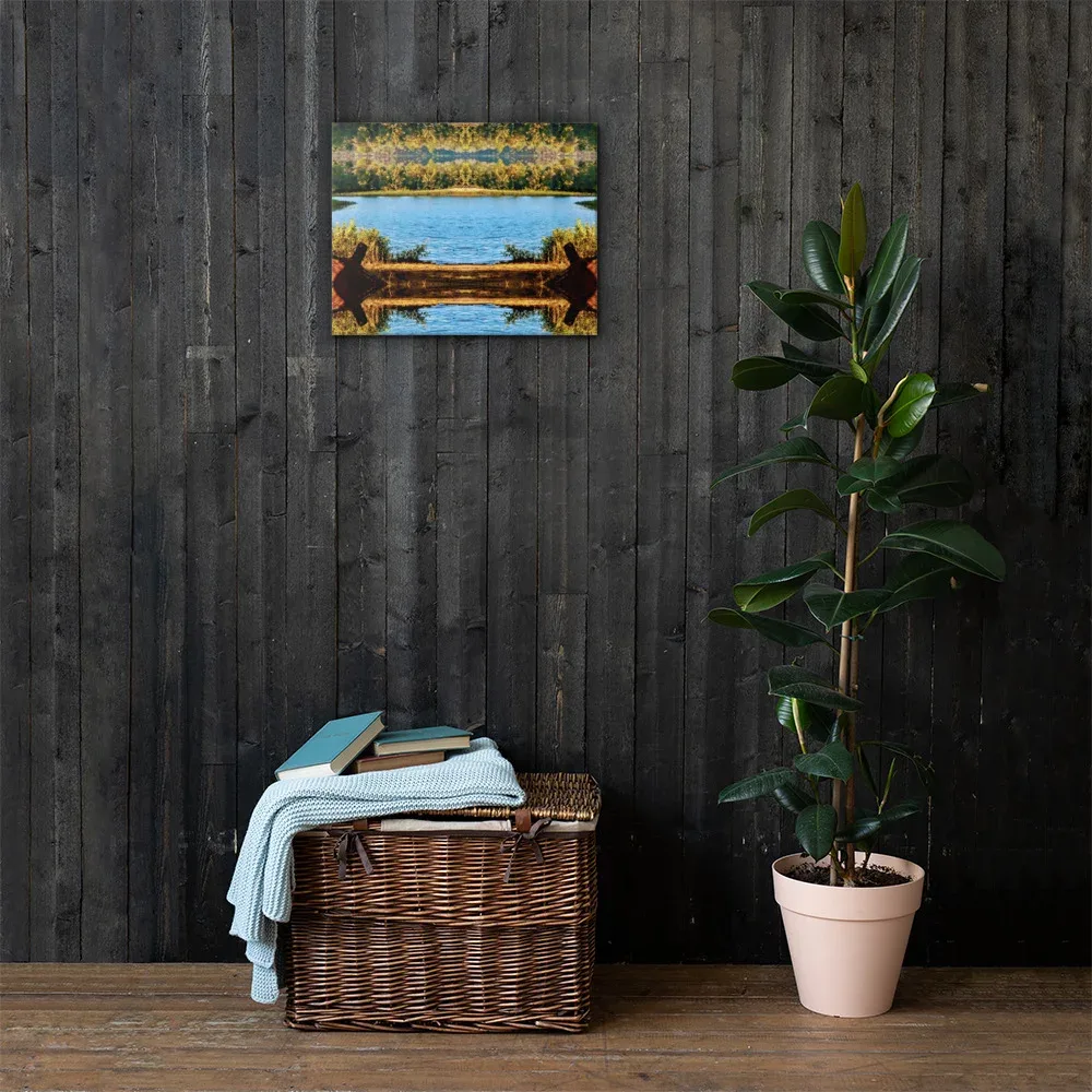 Arkansas Morning: River Trail - Canvas Wall Print
