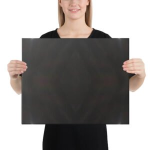 Arkansas Westside Moonlight Black Sky Diamond Canvas Wall Print