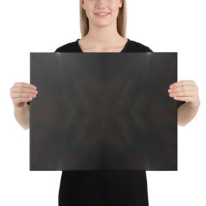 Arkansas Black Sky Butterfly Mirrored Canvas Wall Print