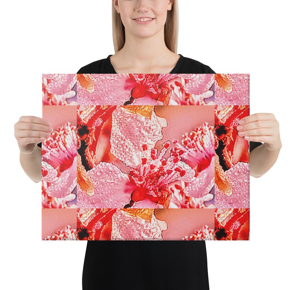 Beautiful Arkansas Cherry Blossoms Close Up Pink Passion Pattern