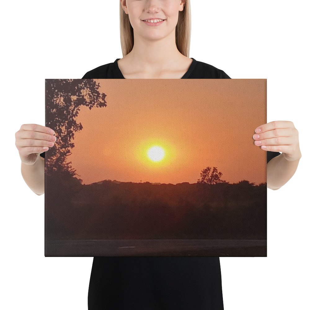 Beautiful Arkansas Sunset 2 Canvas - Image 2
