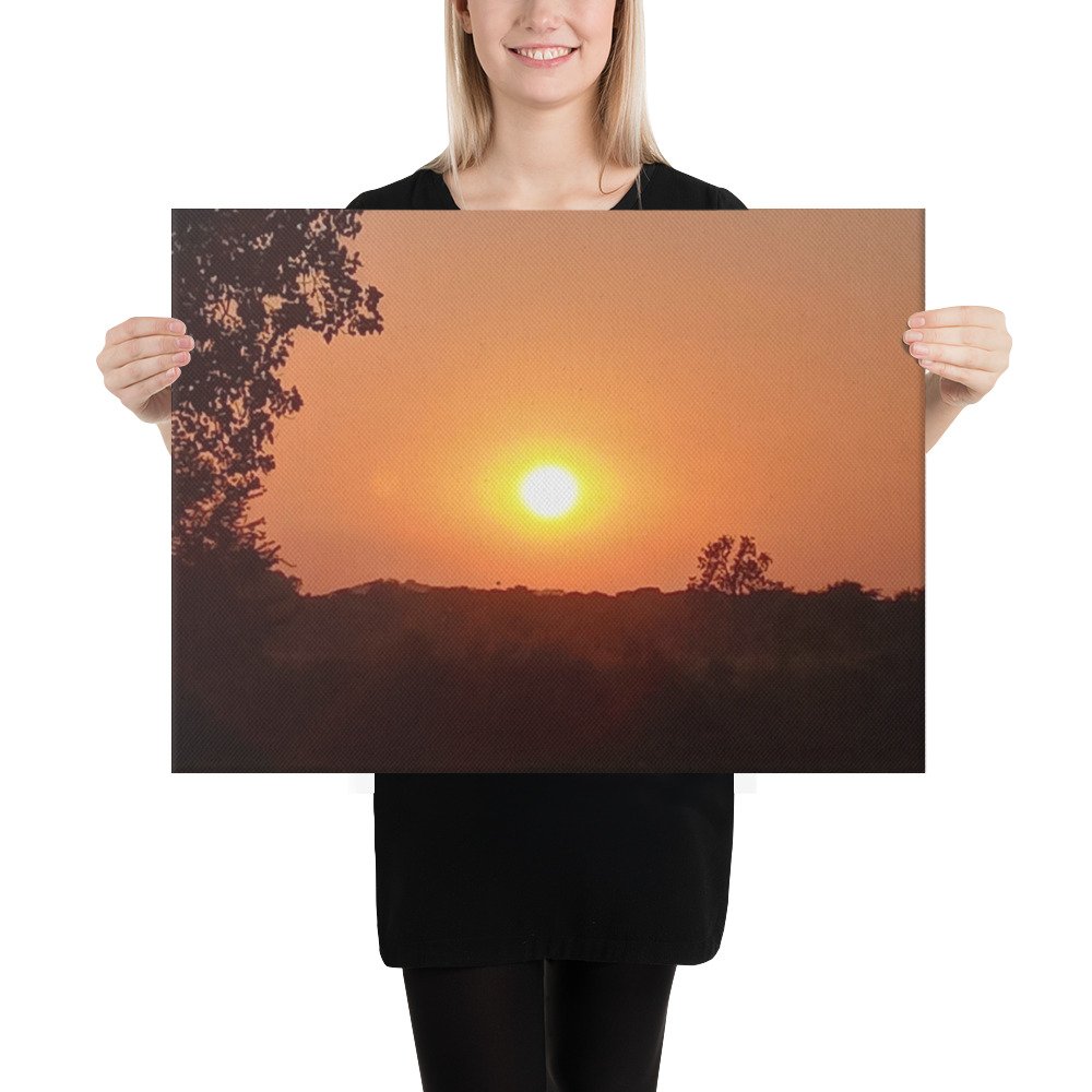Beautiful Arkansas Sunset 2 Canvas - Image 3