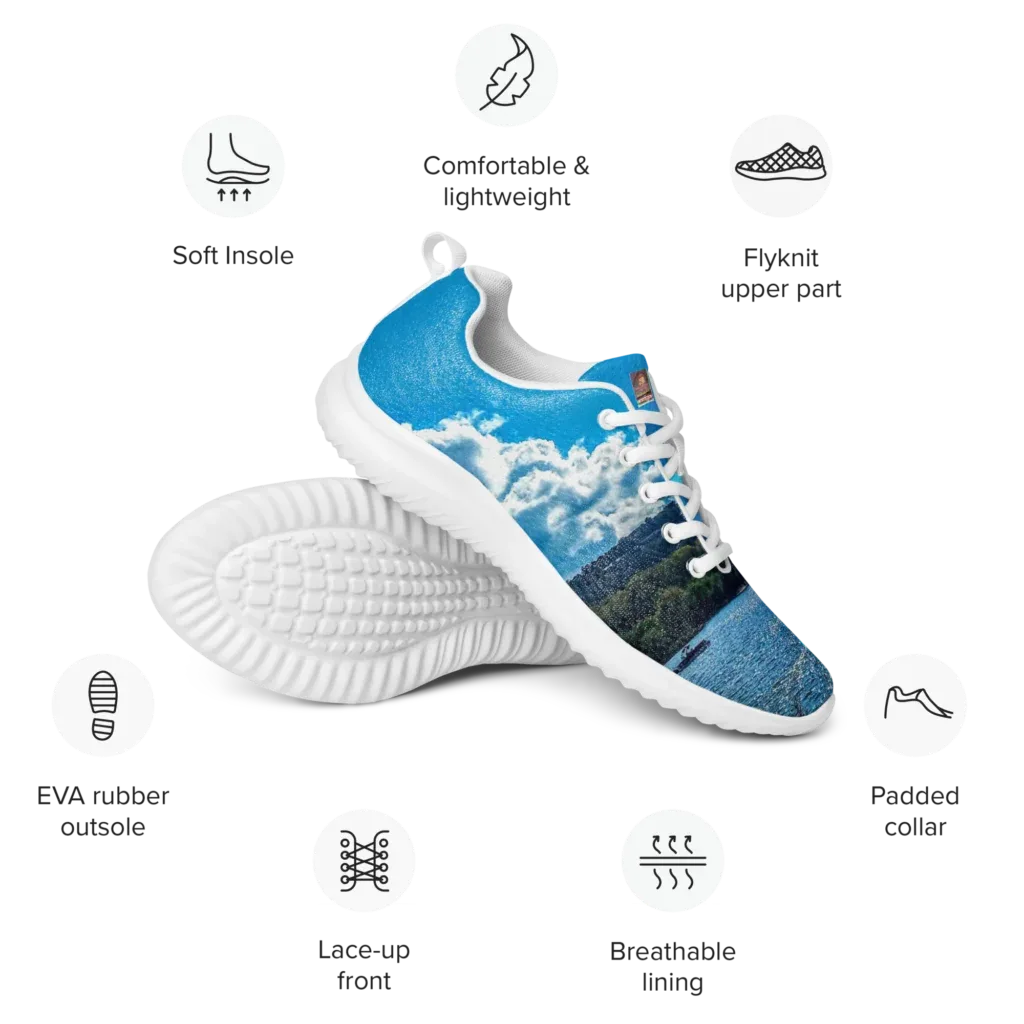 "Natty Kicks Athletic Shoes Beautiful Arkansas River Boat Days Print