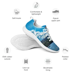 "Natty Kicks Athletic Shoes Beautiful Arkansas River Boat Days Print