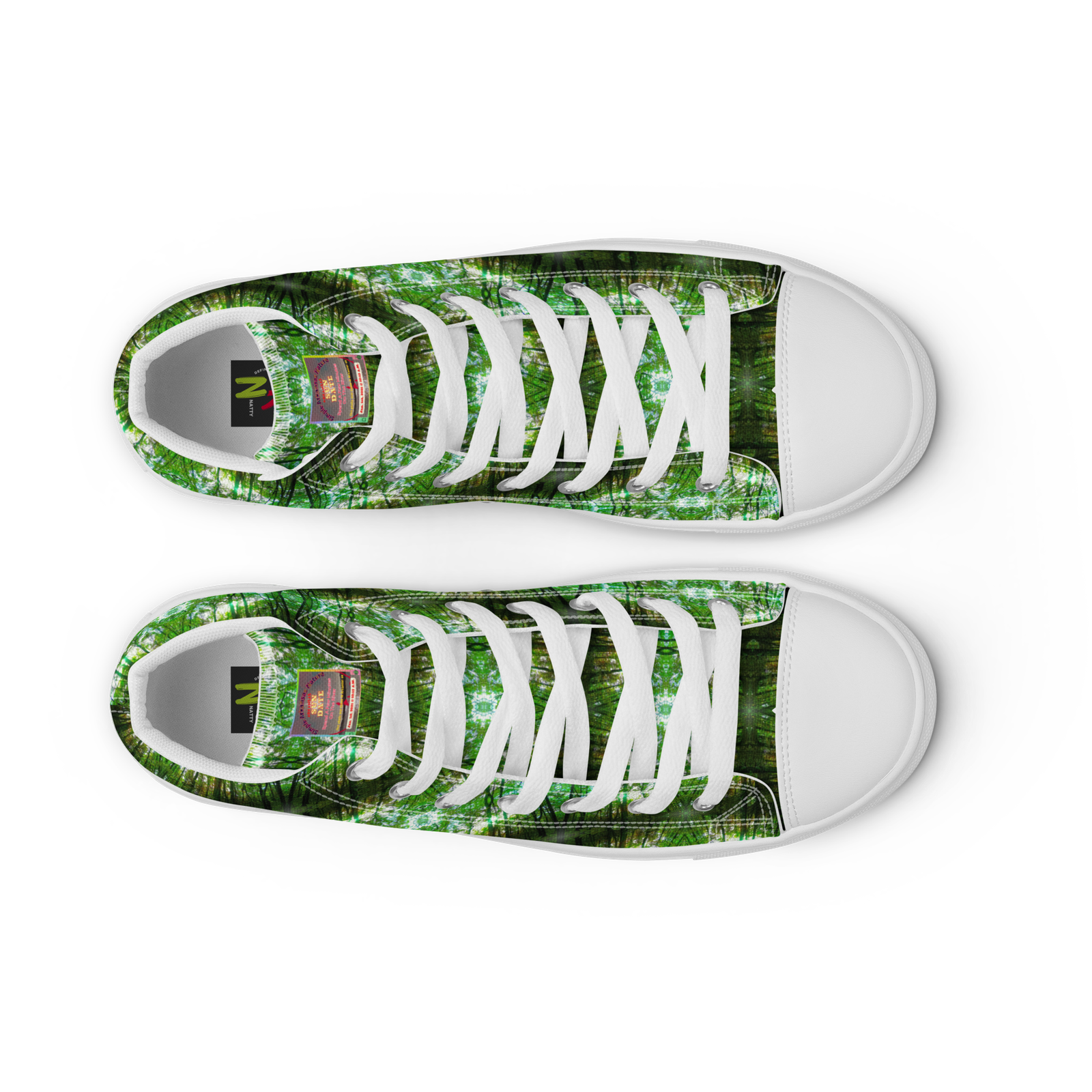 Natty Kicks Green Trees High Tops - Image 5
