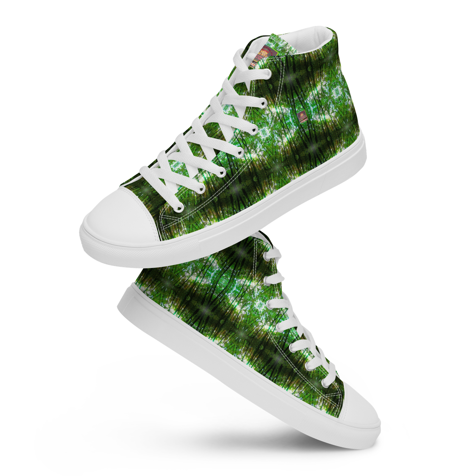 Natty Kicks Green Trees High Tops - Image 2