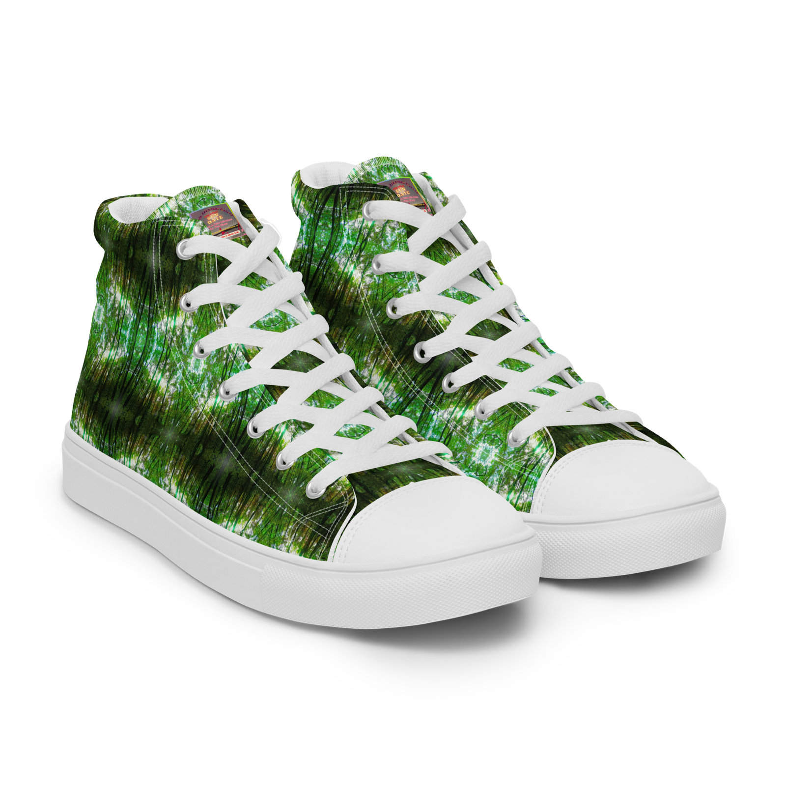 Natty Kicks Green Trees High Tops - Image 3