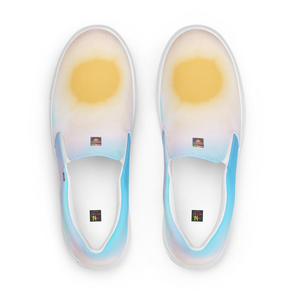 Natty Kicks "Eclipse Kicks" April 8th 2024 Men’s slip-on canvas shoes