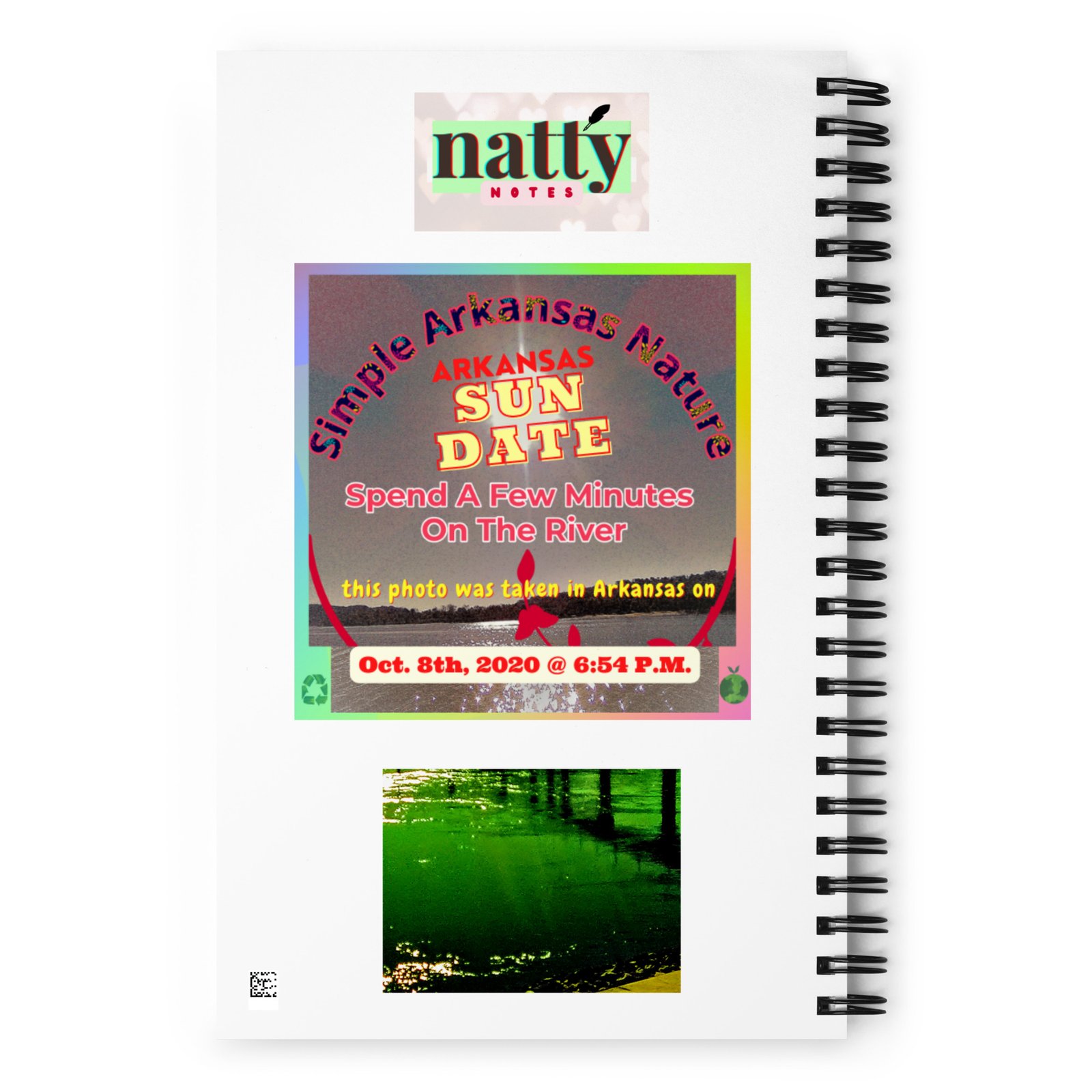 "Natty Notes" Arkansas Green River BD Bridge Print - Image 2