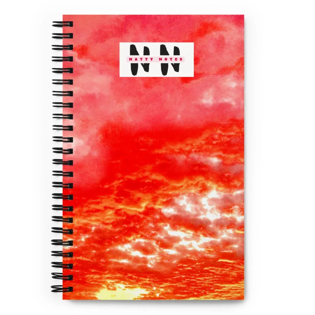 Arkansas Pink Orange Skies - Spiral Notebook
