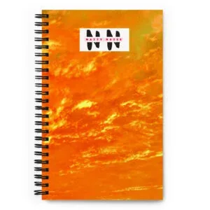 "Natty Notes" Arkansas Orange Sorbet Skies November Sundown Notebook