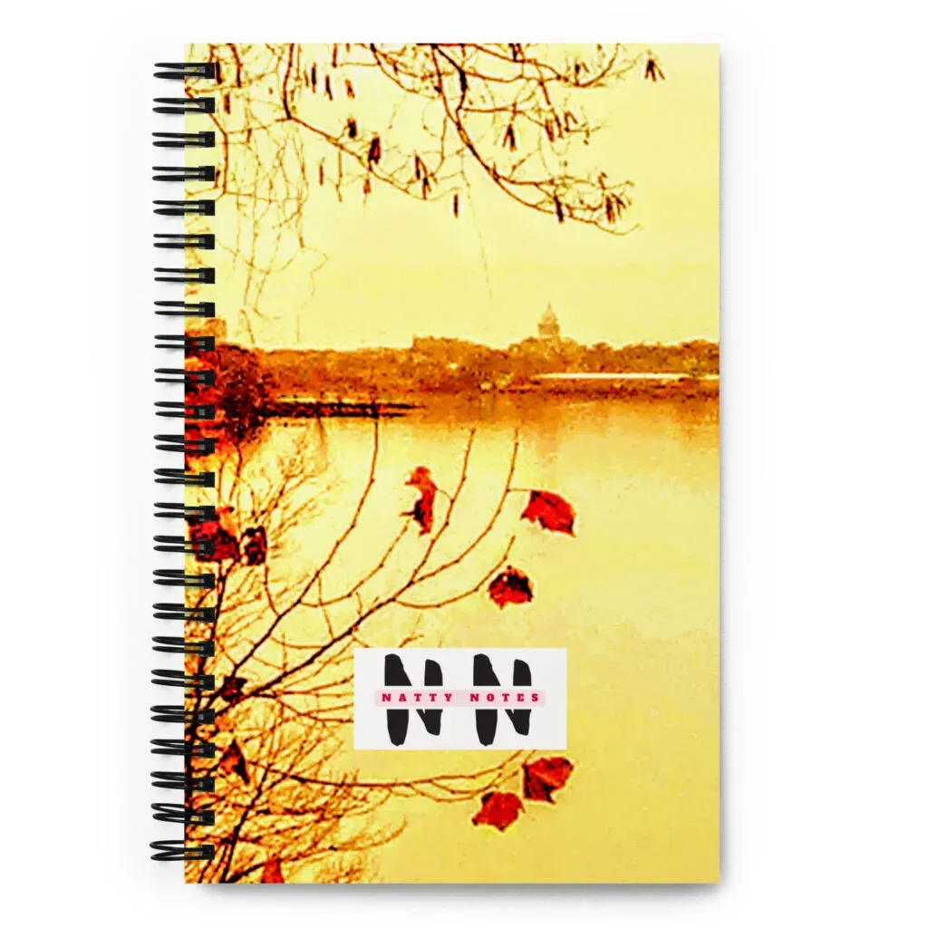 Natty Notes Arkansas River Capital View - Spiral Notebook