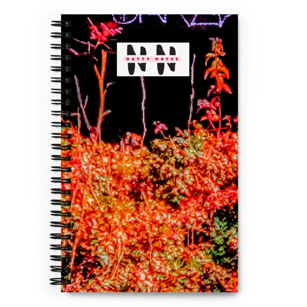 Natty Notes: Red Berry Bushes Notebook