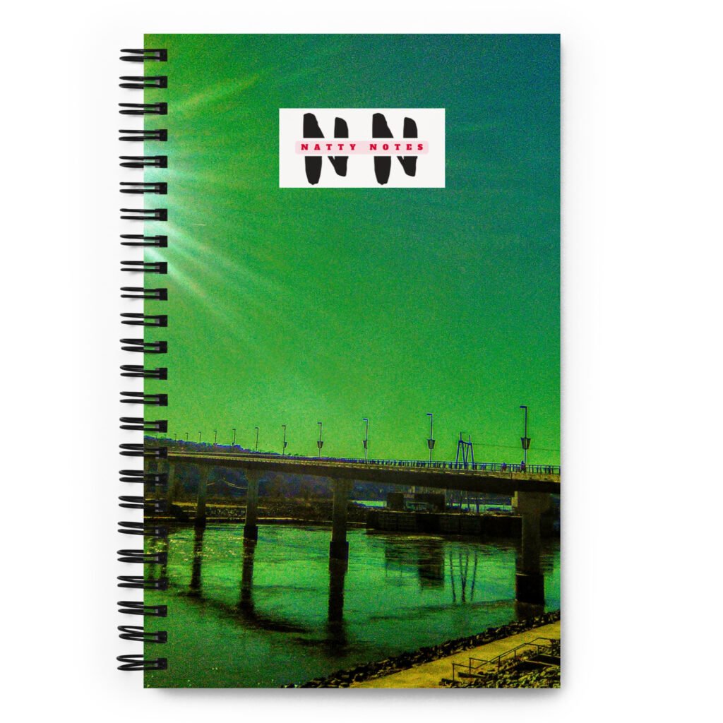 "Natty Notes" Arkansas River BD Bridge Green Sky