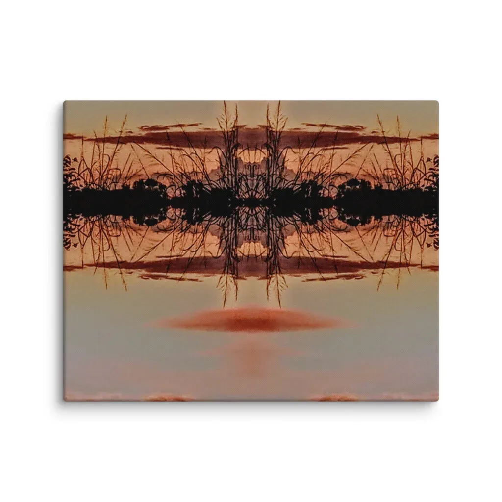Exquisite Arkansas Pink Skies Large Wright -Bros Victory Canvas Wall Print