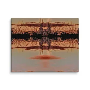 Exquisite Arkansas Pink Skies Large Wright -Bros Victory Canvas Wall Print