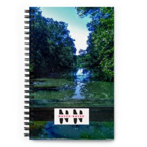 "Natty Notes" Green Water Trees Flooded Print