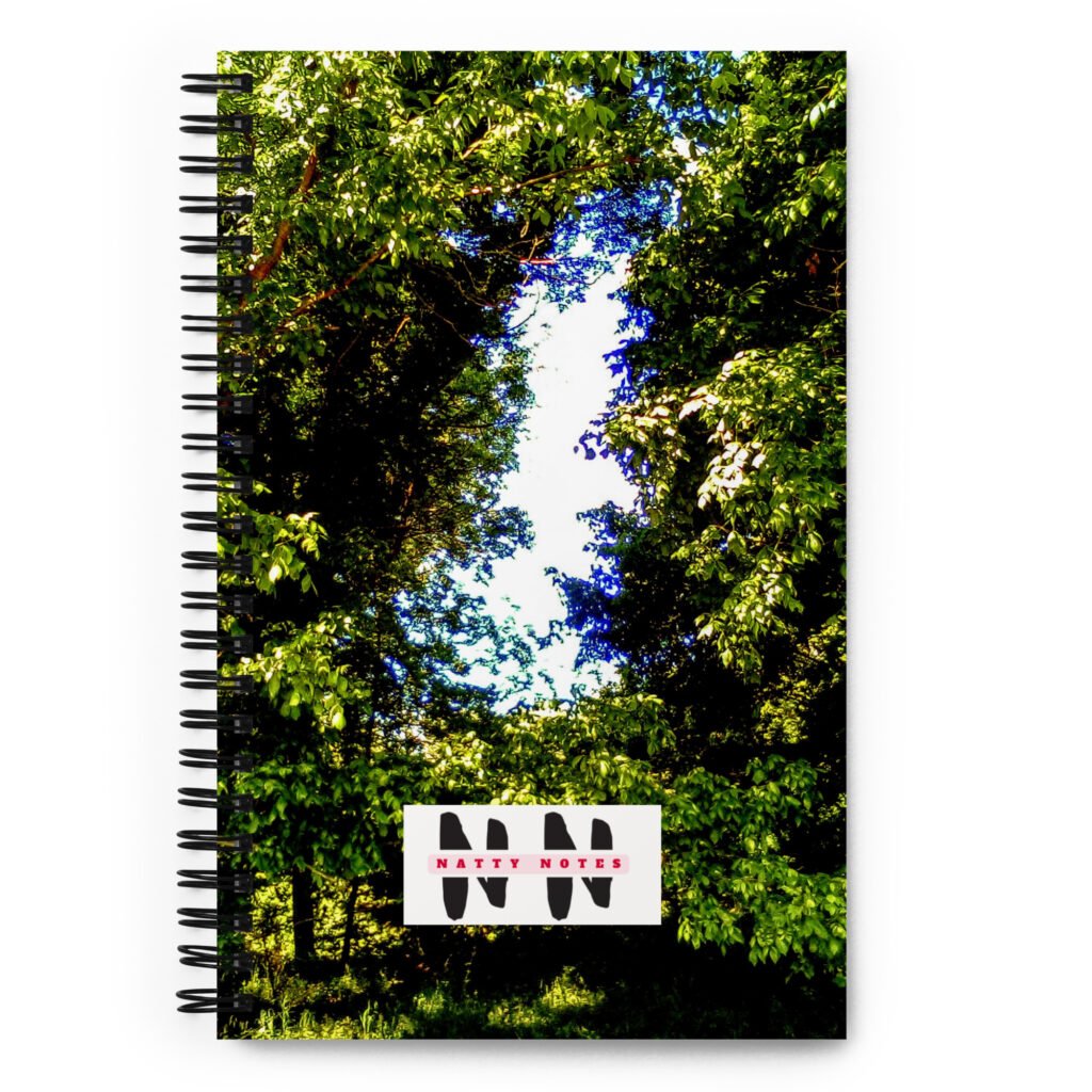 "Natty Notes" Tree Sky View Green Bushes Print
