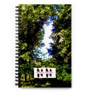 "Natty Notes" Tree Sky View Green Bushes Print