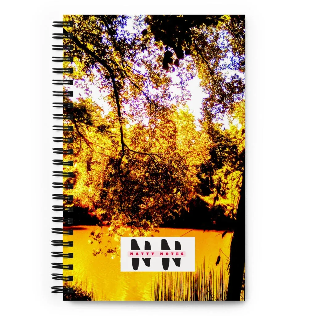 "Natty Notes" Gold Hanging Tree Limbs Print