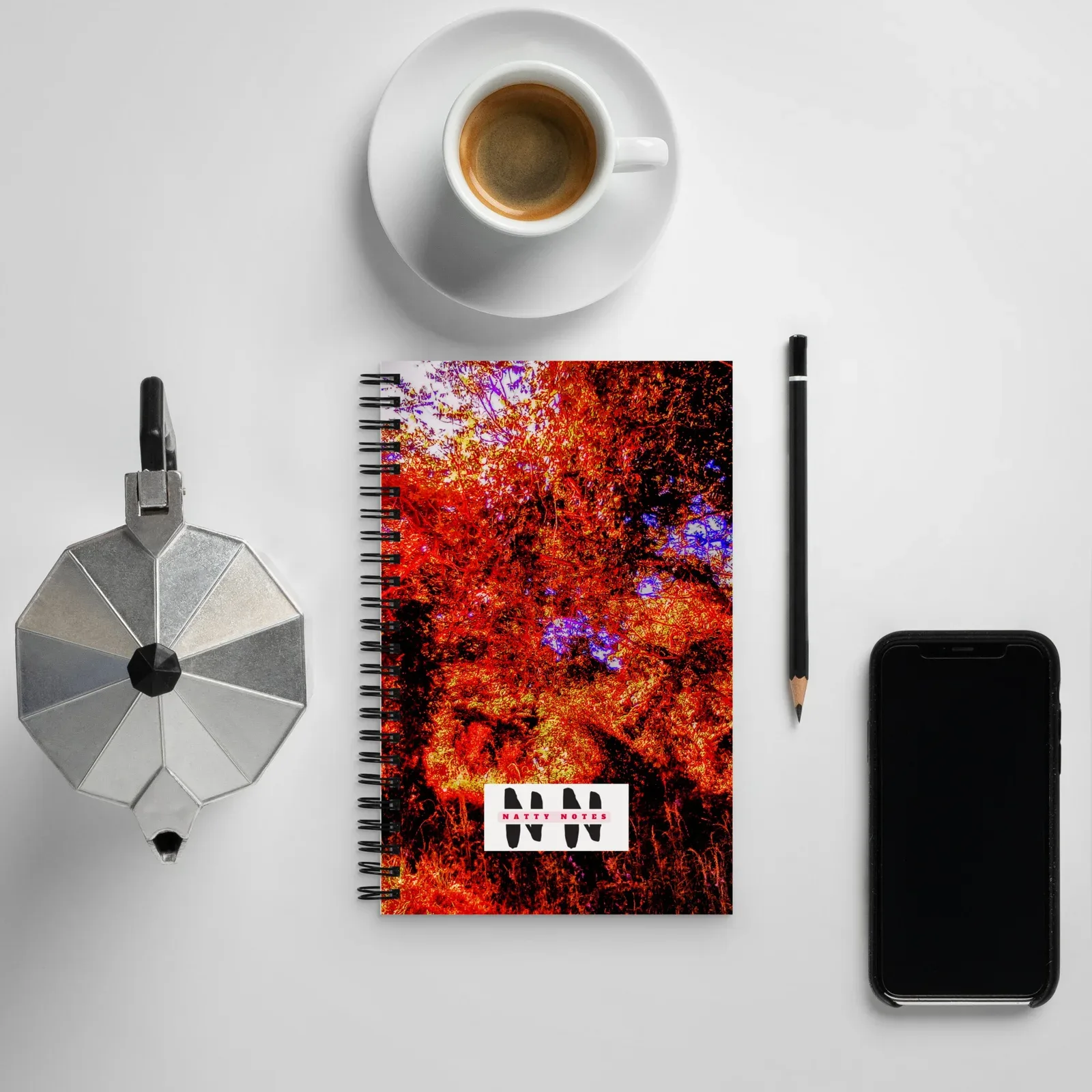 "Natty Notes" Arkansas Green Trees Bushes Print - Image 3