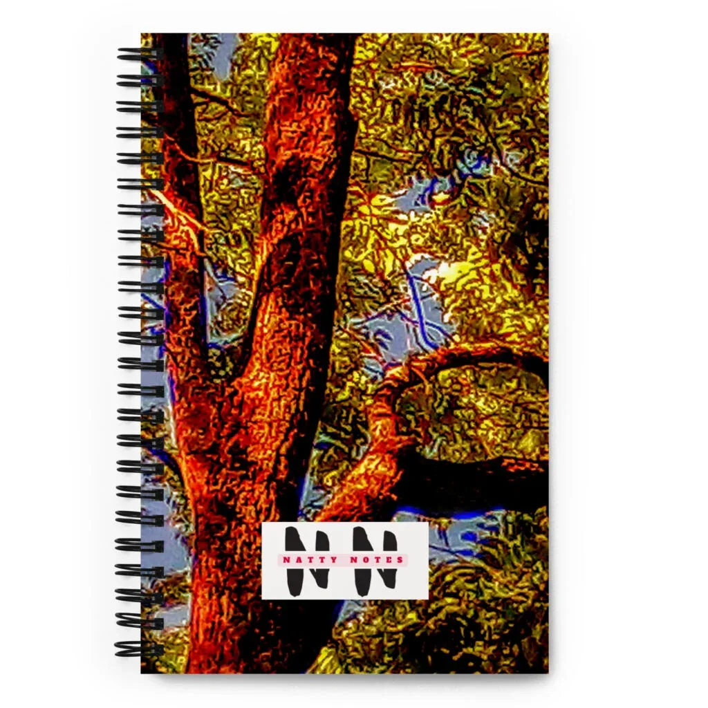"Natty Notes" Arkansas Red -Hue Tree Blue Skies Print