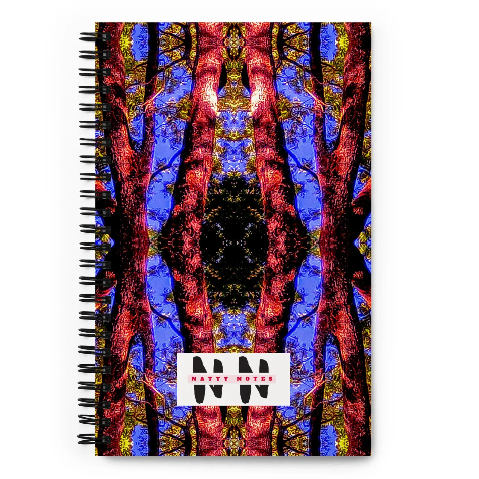 "Natty Notes" Mirrored Blue Skies Green Bushes Print