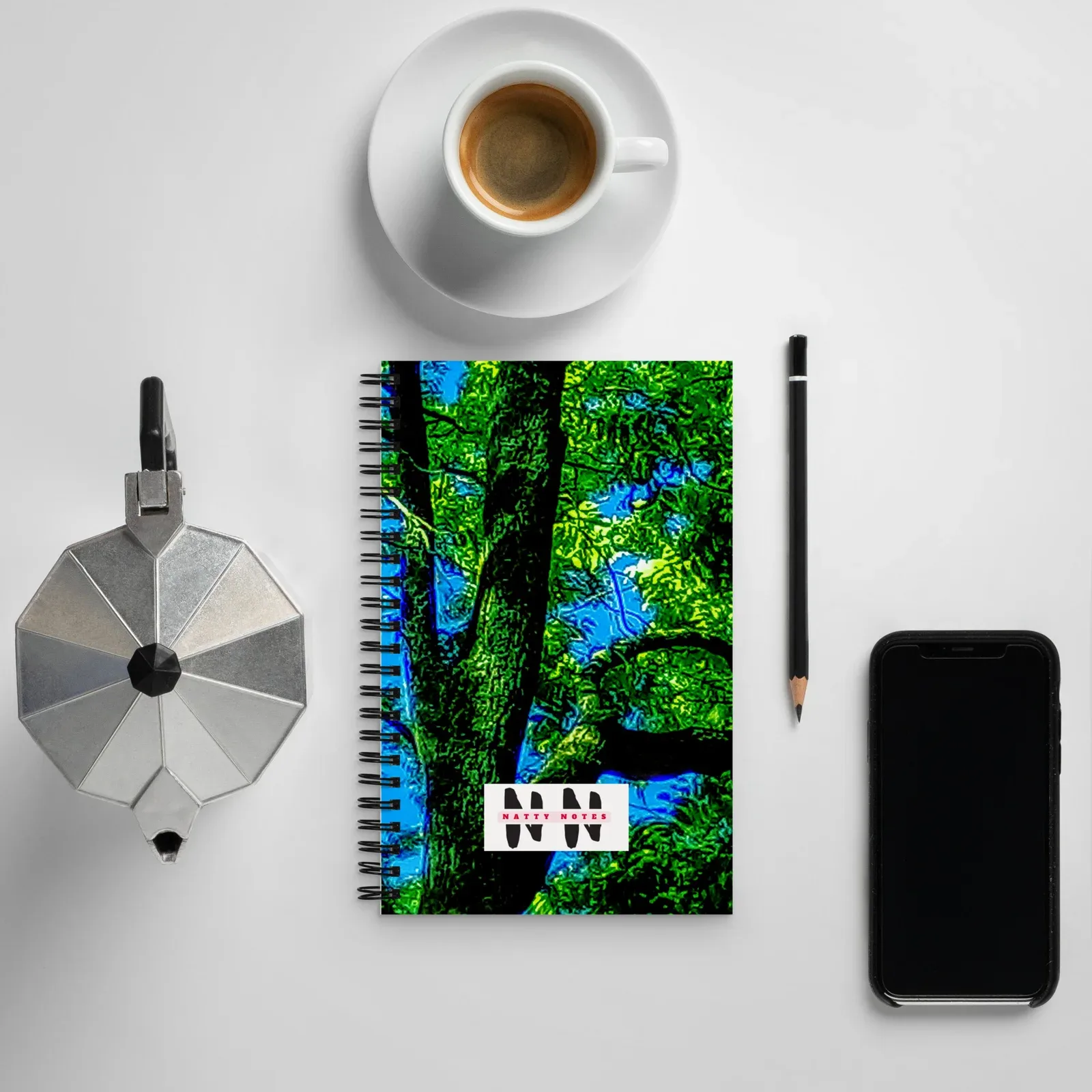 "Natty Notes" Arkansas Blue Skies Green Trees Print - Image 3