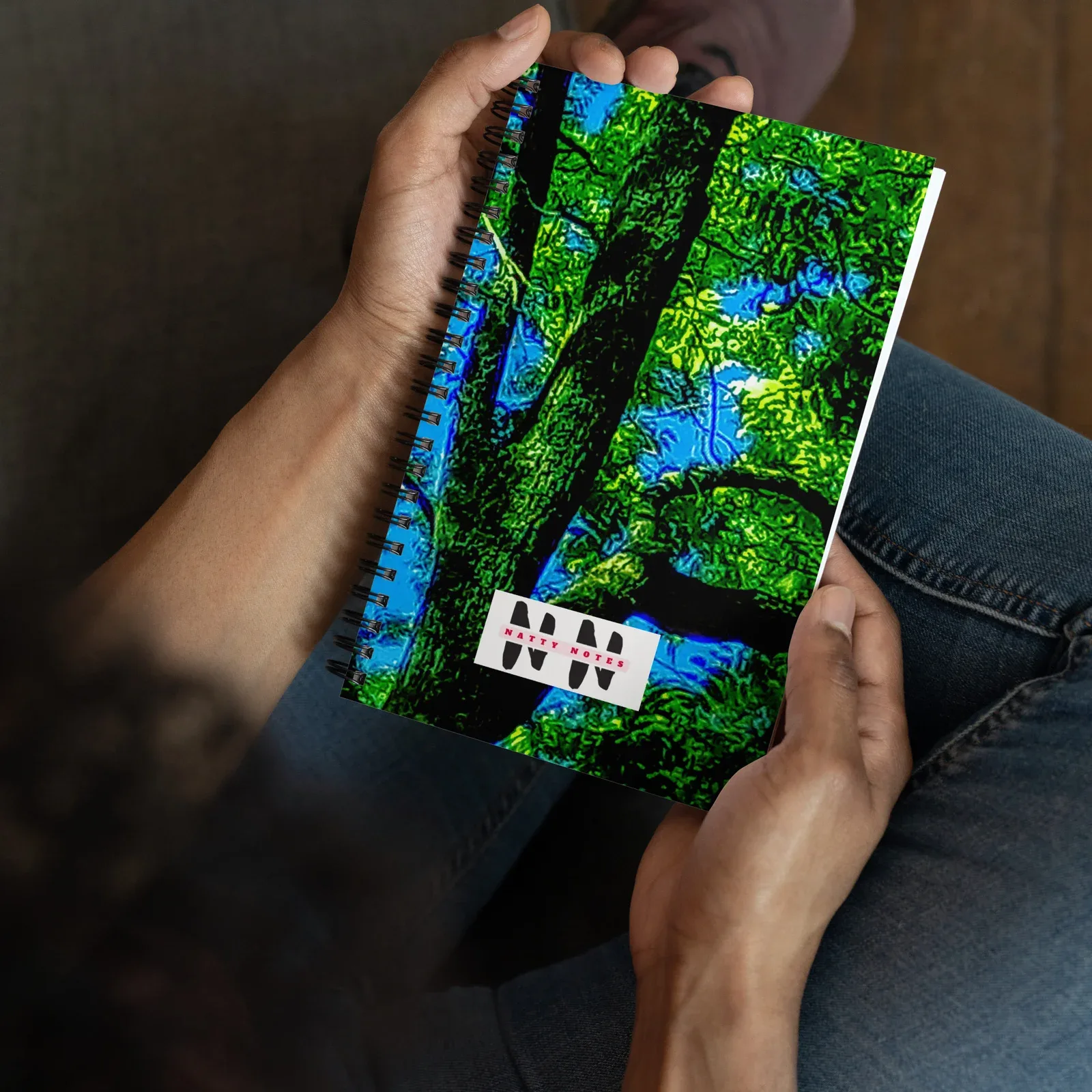 "Natty Notes" Arkansas Blue Skies Green Trees Print - Image 4