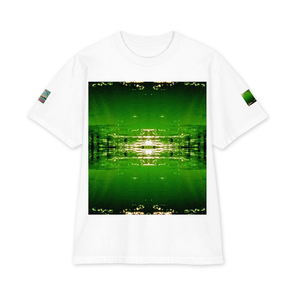 Natty Apparel Unisex Max Heavyweight Short Sleeve Tee B. D. Bridge Green