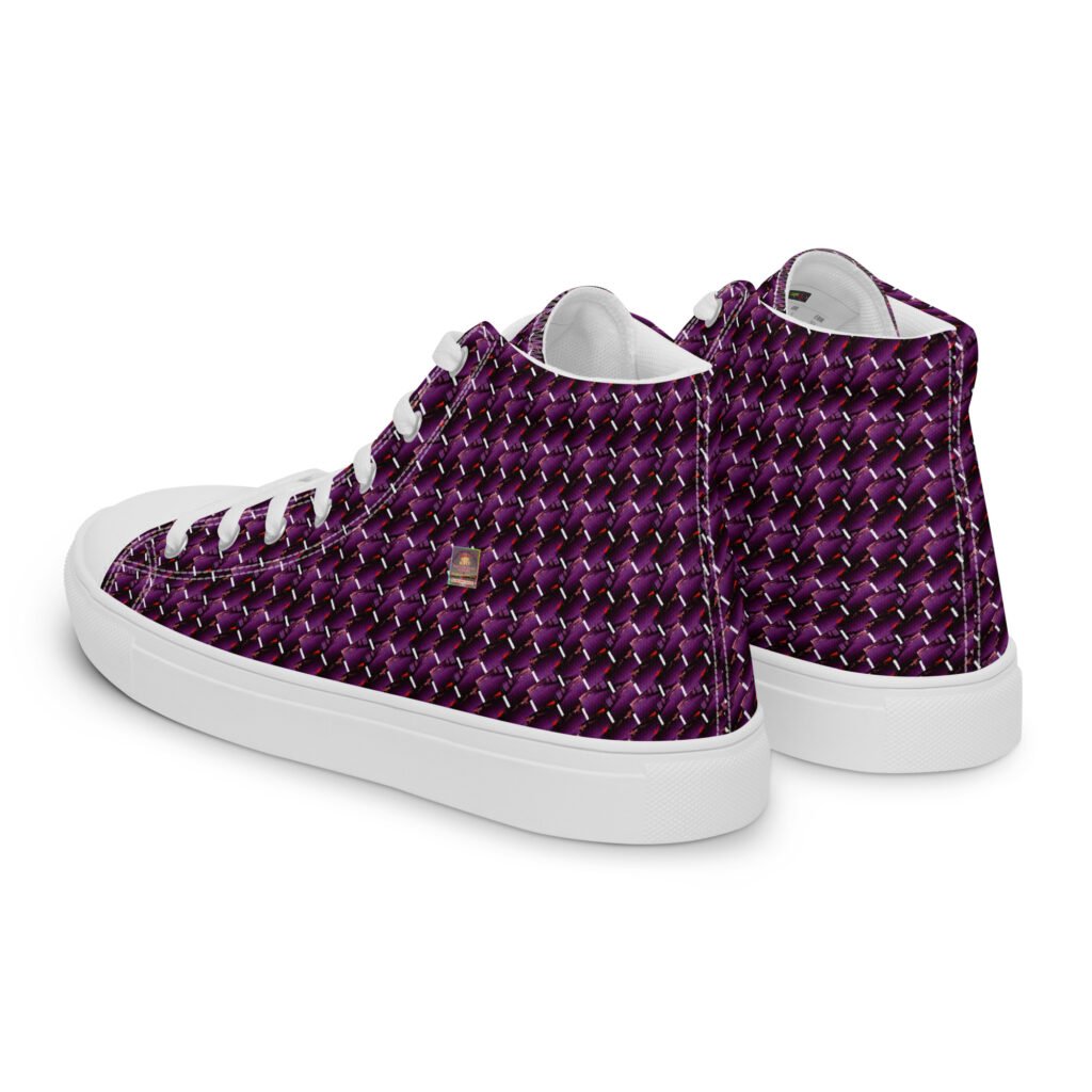 Women's "Natty Kicks" B D Bridge Purple River Pattern 2