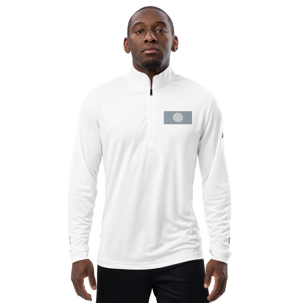 Natty Apparel Addidas Grey Moon Quarter Zip Pullover